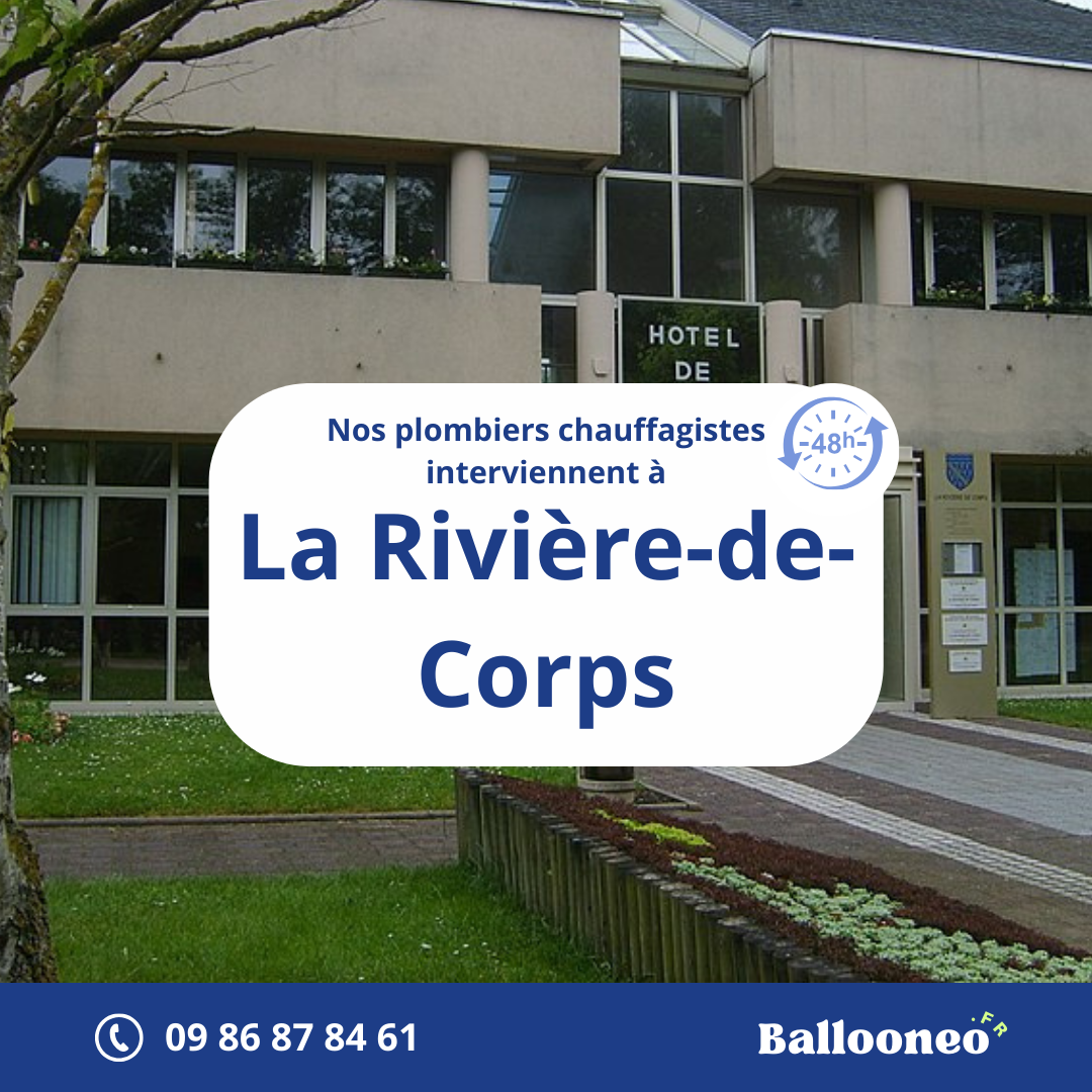 Dépannage de chauffe-eau à La Rivière de Corps