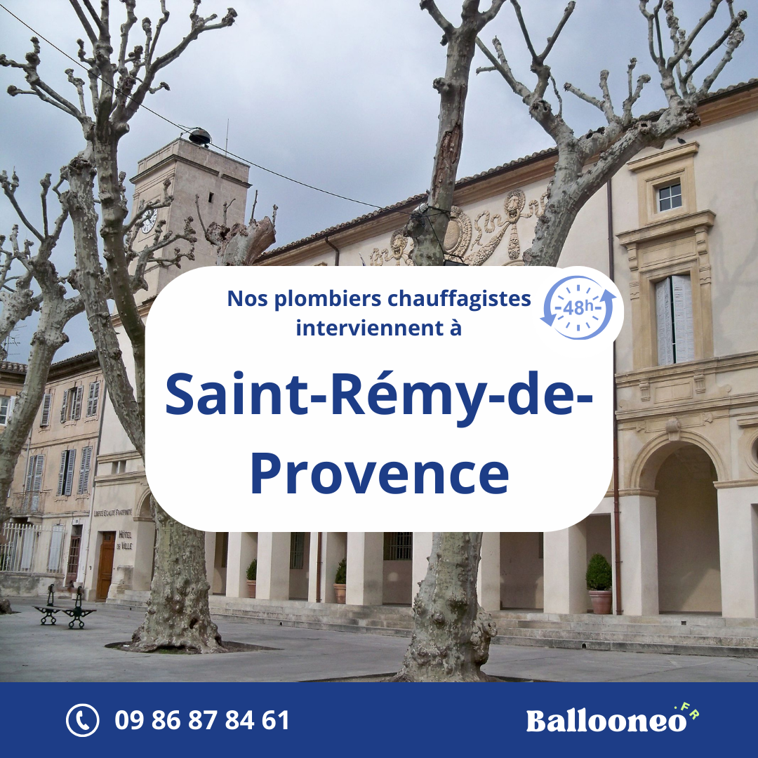 Dépannage de chauffe-eau par Ballooneo à Saint-Rémy-de-Provence (13210)