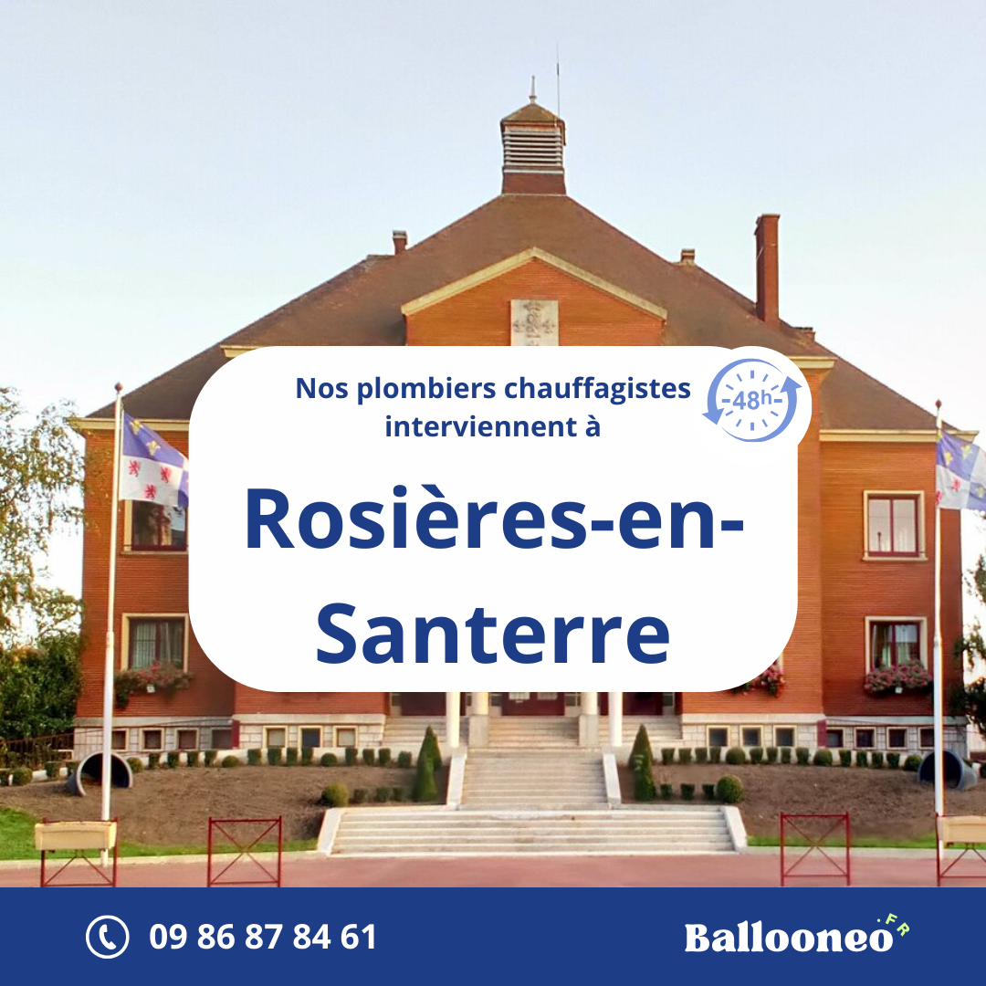 Dépannage de chauffe-eau par Ballooneo à Rosières-en-Santerre (80170)