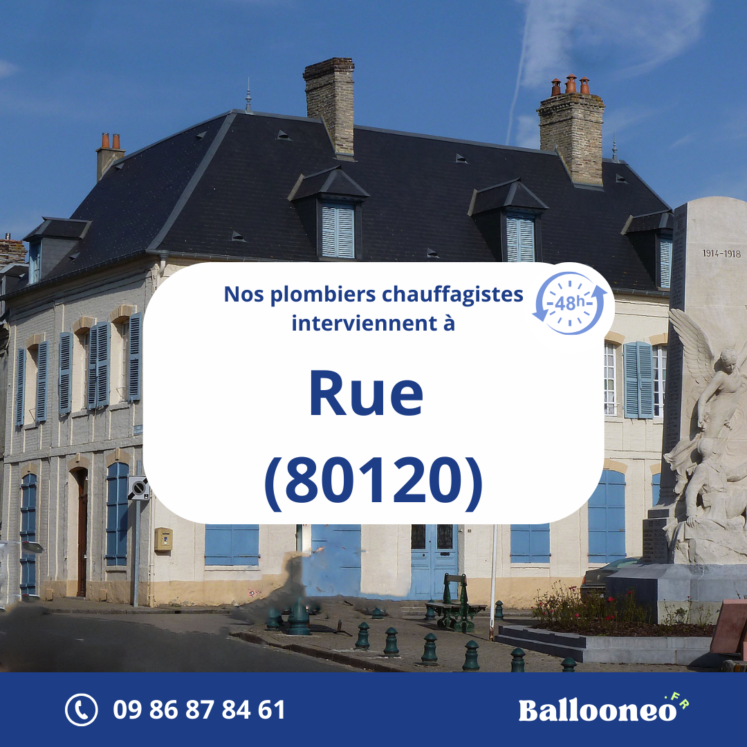 Dépannage de chauffe-eau par Ballooneo à Rue (80120)