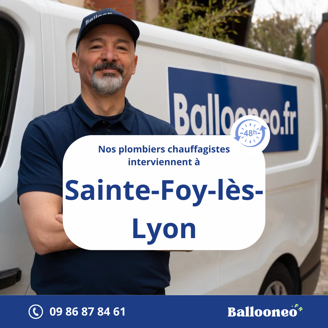 Dépannage de chauffe-eau par Ballooneo à Sainte-Foy-lès-Lyon (69110)