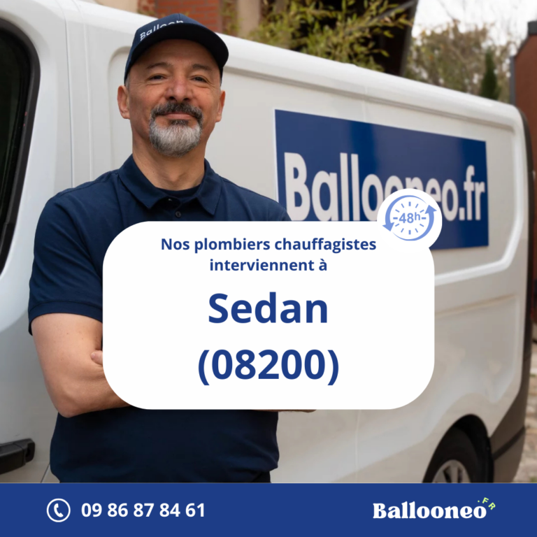 Dépannage de chauffe-eau à Sedan (08200) par Ballooneo
