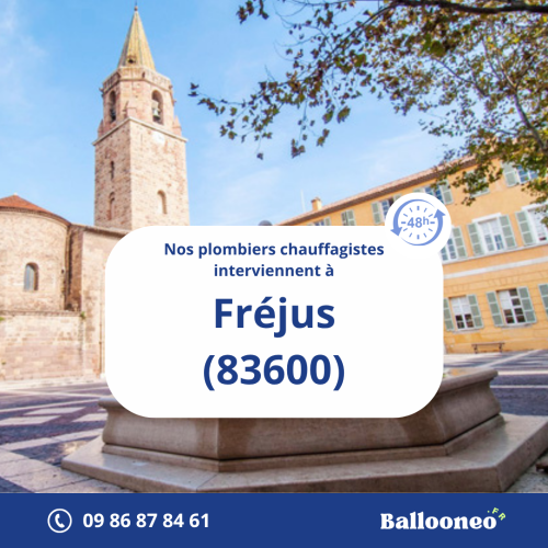 Dépannage de chauffe-eau par Ballooneo à Fréjus (83600)