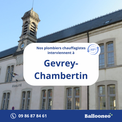 Dépannage de chauffe-eau par Ballooneo à Gevrey-Chambertin (21220)