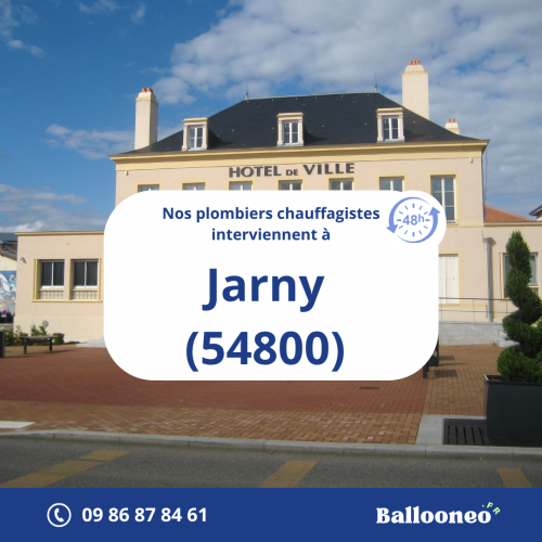 Dépannage de chauffe-eau par Ballooneo à Jarny (54800)