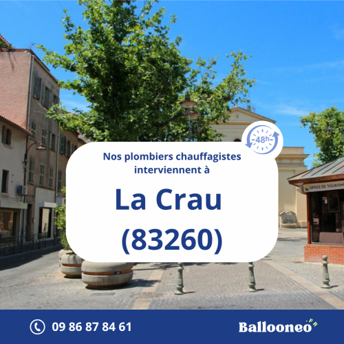Dépannage de chauffe-eau par Ballooneo à La Crau (83260)