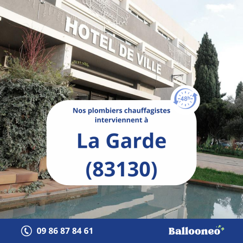 Dépannage de chauffe-eau par Ballooneo à La Garde (83130)