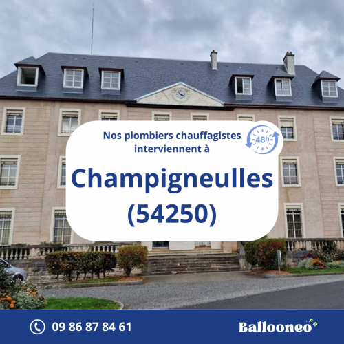 Dépannage de chauffe-eau par Ballooneo à Champigneulles (54250)