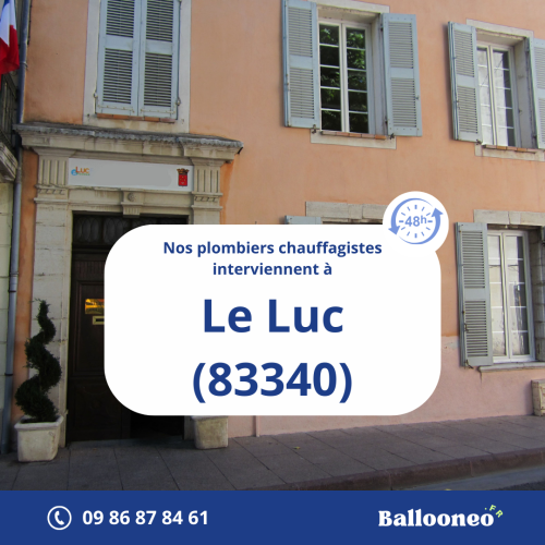 Dépannage de chauffe-eau par Ballooneo à Le Luc (83340)
