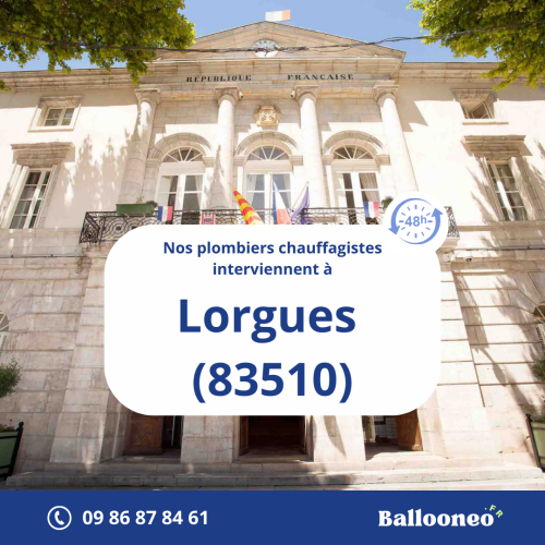 Dépannage de chauffe-eau par Ballooneo à Lorgues (83510)