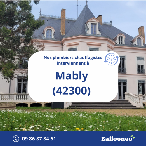 Dépannage de chauffe-eau par Ballooneo à Mably (42300)