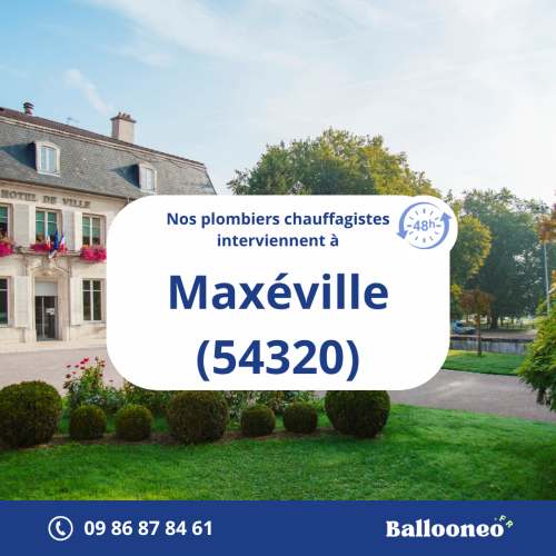 Dépannage de chauffe-eau par Ballooneo à Maxéville (54320)