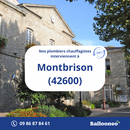 Dépannage de chauffe-eau par Ballooneo à Montbrison (42600)
