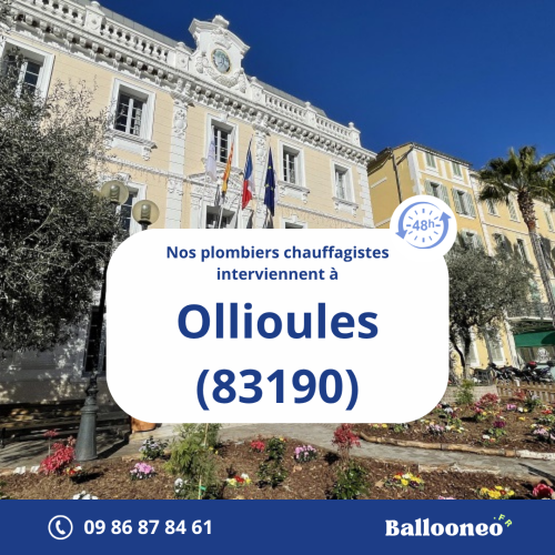 Dépannage de chauffe-eau par Ballooneo à Ollioules (83190)