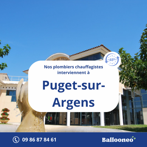 Dépannage de chauffe-eau par Ballooneo à Puget-sur-Argens (83480)