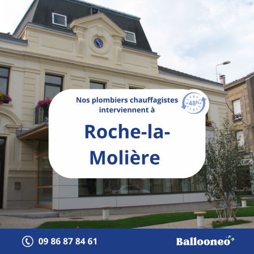 Dépannage de chauffe-eau par Ballooneo à Roche-la-Molière (42230)