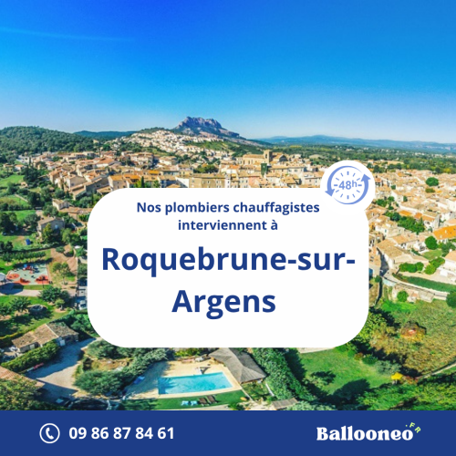 Dépannage de chauffe-eau par Ballooneo à Roquebrune-sur-Argens (83380)