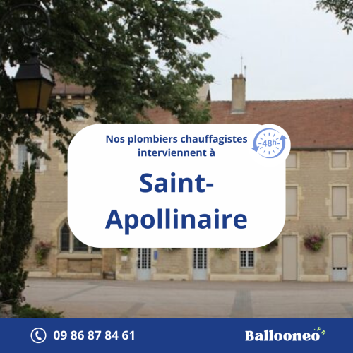 Dépannage de chauffe-eau par Ballooneo à Saint-Apollinaire (21850)