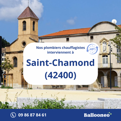 Dépannage de chauffe-eau par Ballooneo à Saint-Chamond (42400)