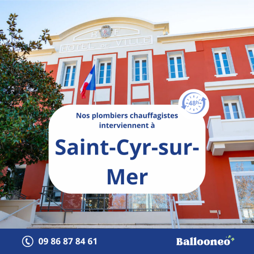 Dépannage de chauffe-eau par Ballooneo à Saint-Cyr-Sur-Mer (83270)