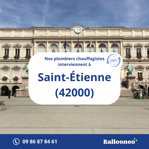 Dépannage de chauffe-eau par Ballooneo à Saint-Étienne (42000)