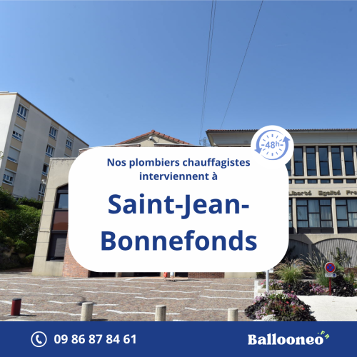Dépannage de chauffe-eau par Ballooneo à Saint-Jean-Bonnefonds (42650)