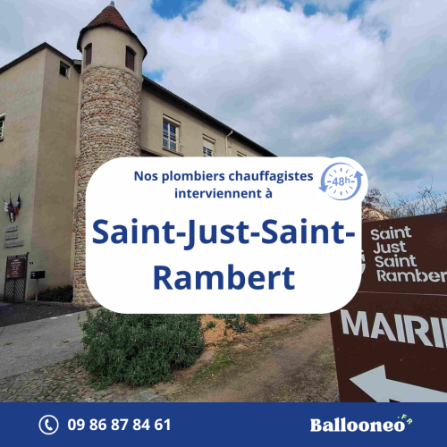 Dépannage de chauffe-eau par Ballooneo à Saint-Just-Saint-Rambert (42170)