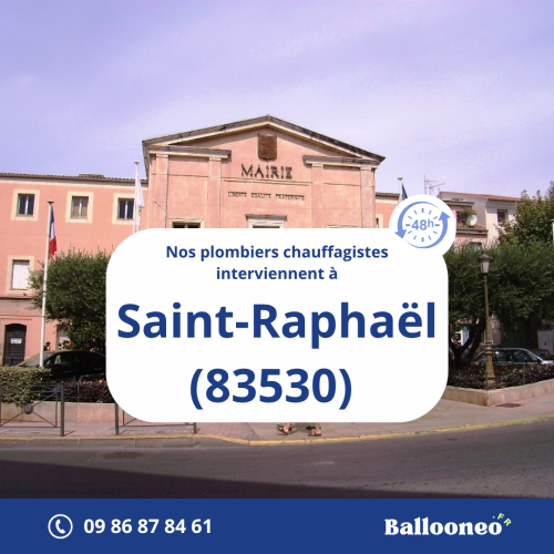 Dépannage de chauffe-eau par Ballooneo à Saint-Raphaël (83530)
