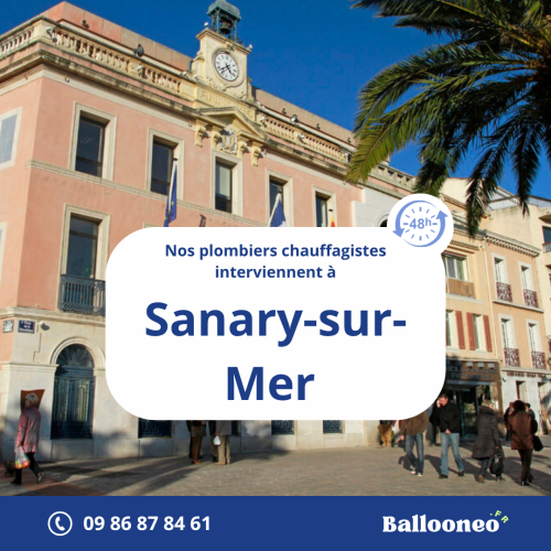 Dépannage de chauffe-eau par Ballooneo à Sanary-sur-Mer (83110)