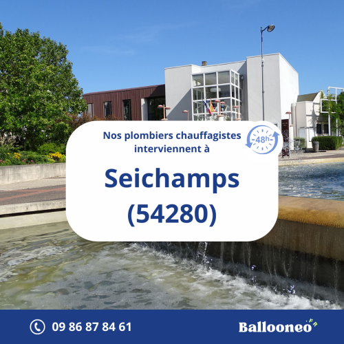 Dépannage de chauffe-eau par Ballooneo à Seichamps (54280)