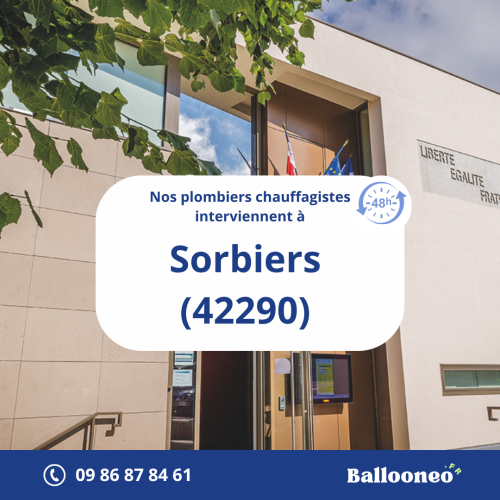 Dépannage de chauffe-eau par Ballooneo à Sorbiers (42290)