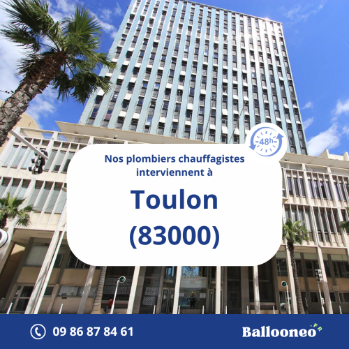 Dépannage de chauffe-eau par Ballooneo à Toulon (83000)