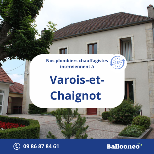 Dépannage de chauffe-eau par Ballooneo à Varois-et-Chaignot (21490)