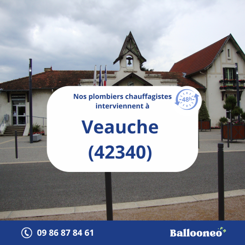 Dépannage de chauffe-eau par Ballooneo à Veauche (42340)
