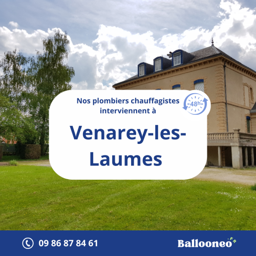 Dépannage de chauffe-eau par Ballooneo à Venarey-les-Laumes (21150)