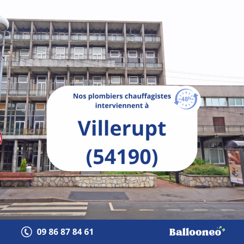 Dépannage de chauffe-eau par Ballooneo à Villerupt (54190)